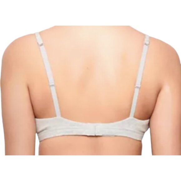 SKB1715 Skims NWT Cotton Jersey Triangle Bralette Heather Grey 4X - Picture 3 of 3